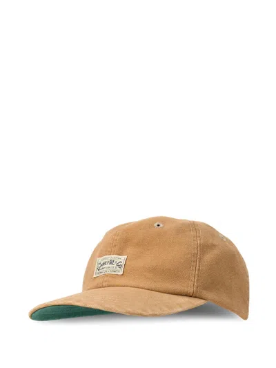 Rrl Canvas Baseball Cap In Neutral