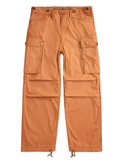 Rrl Cargo-pocket Trousers In Orange