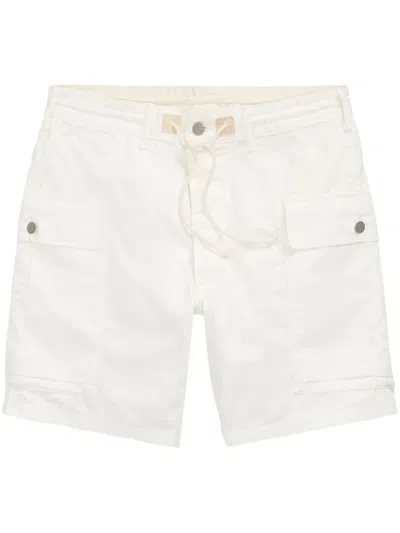 Rrl Cargo-pockets Cotton Shorts In White