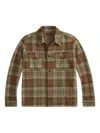 Rrl Check-patterned Cotton Shirt In Multi