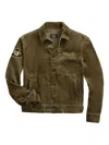 Rrl Corduroy Button-up Jacket In Green