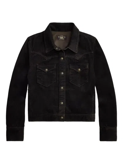 Rrl Corduroy Buttoned Jacket In Brown