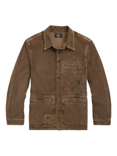 Rrl Corduroy Shirt In Brown