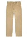Rrl Corduroy Straight-leg Trousers In Neutral