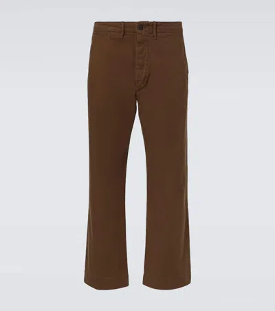 Rrl Cotton Chinos In Brown