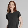 Rrl Cotton Jersey Crewneck T-shirt In Black