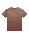 Rrl Cotton Jersey T-shirt In Brown