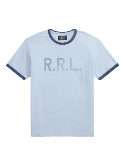 Rrl Cotton T-shirt In Blue