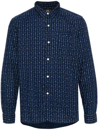 Rrl Cotton Twill Shirt In Blue