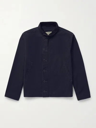 Rrl Bower Deck Cotton-corduroy Jacket In Blue