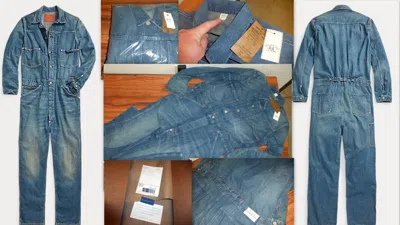 Pre-owned Rrl Double Rl Ralph Lauren Ironton Indigo Japanese Denim