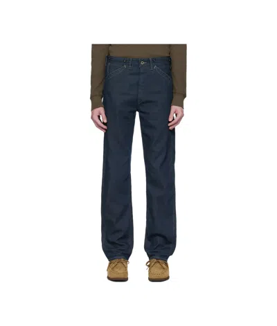 Rrl Engineer Fit Jeans In Blue