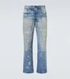 Rrl Fenimore Faded Straight Jeans In Blue