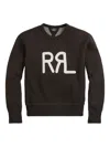 Rrl Fleece Sweatshirt In Black