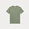 Rrl Garment-dyed Crewneck T-shirt In Green