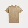 Rrl Garment-dyed Crewneck T-shirt In Gold