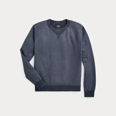 Rrl Garment-dyed French Terry Sweatshirt In Gray