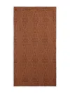 Rrl Geometric-motif Scarf In Brown