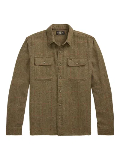 Rrl Grayson チェック シャツ In Brown