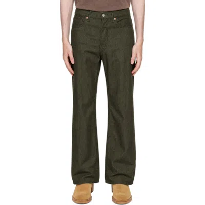 Rrl Green Vintage 5-pocket Selvedge Jeans In Olive Rinse