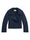 Rrl Harriet Quilted Double-breasted Jacket In Multi
