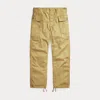 Rrl Herringbone Twill Cargo Trousers In Neutrals
