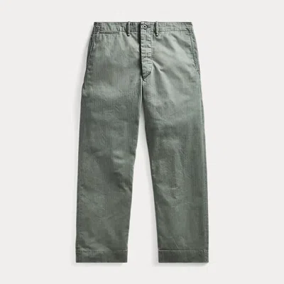 Rrl Herringbone Twill Field Trouser In Gray