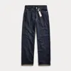 Rrl High Boy-fit Jean In Blue