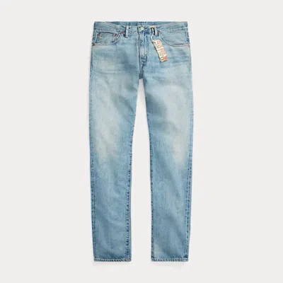 Rrl High Slim Lawton Selvedge Jean In Blue