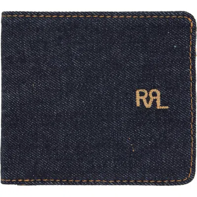 Rrl Indigo Denim Billfold Wallet