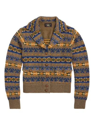 Rrl Intarsia-knit Cardigan