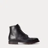 Rrl Leather Boot In Black