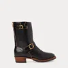 Rrl Leather Boot In Black