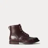 Rrl Leather Boot In Brown