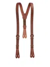 Rrl Leather Braces In Brown