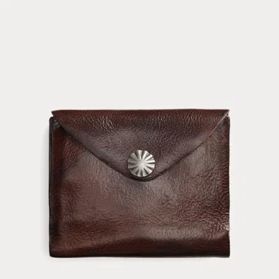 Rrl Leather Wallet In Brown
