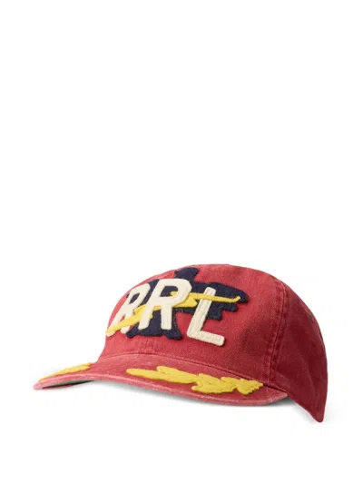 Rrl Logo-appliqué Cap In Red