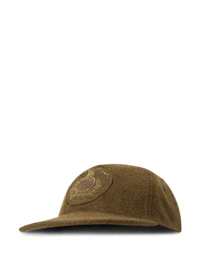 Rrl Logo-embroidered Baseball Cap In Green