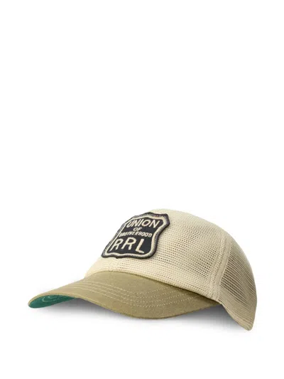 Rrl Logo-patch Mesh Cap In Neutral