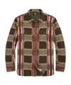 Rrl Checked Padded Shirt Jacket In Brown