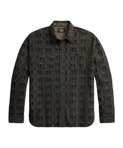 Rrl Long-sleeved Shirt In Green