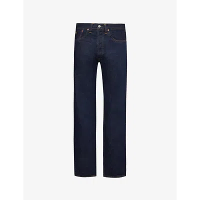 Rrl Mens Once Washed 3 Straight-leg Mid-rise Regular-fit Jeans