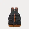 Rrl Mini Denim Rucksack In Black