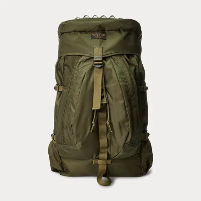 Rrl Nylon Canvas Utility Backpack In Brown