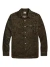 Rrl Paisley-patterned Shirt In Green