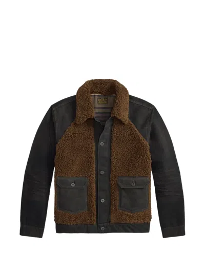 Rrl Panelled Flap-pocket Jacket In Multi