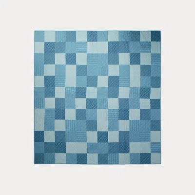 Rrl Patchwork-print Tablecloth In Blue