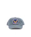 Rrl Pattern Baseball Cap In Gray