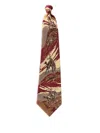 Rrl Patterned Silk Tie In Brown