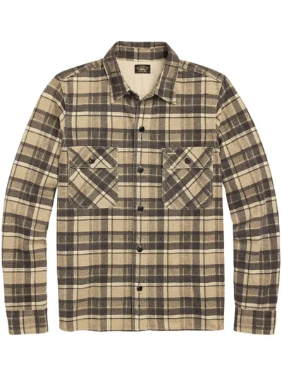 Rrl Plaid Long-sleeve Shirt